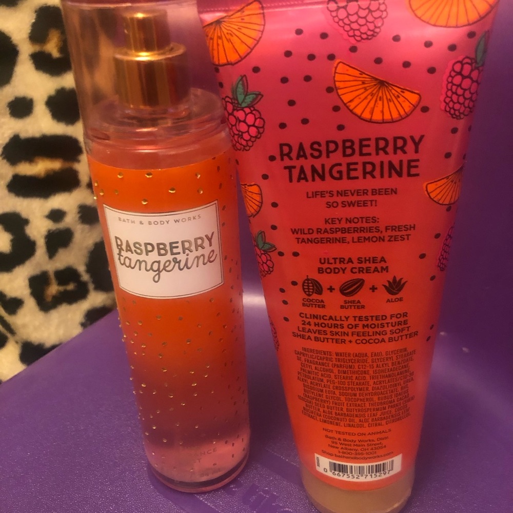 Bath and body Works raspberry and tangerine